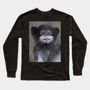 Bearded Emperor Tamarin Long Sleeve T-Shirt